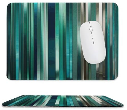 Mauspad, helles Jade-Stil, Gaming-Mauspad, rutschfeste Gummiunterseite, wasserdicht, Schreibtischunterlage für Computer, Laptop, 24,9 x 20,1 cm