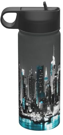 CRJSYCBYB New York Paintings Bouteille de sport isotherme 532 ml