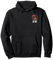 Rote Spinne Lilie Blume Japanischer Otaku Backprint Pullover Hoodie