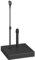 Outsunny Garden Parasol Base with Adjustable Wheels and Handle, Garden Sun Umbrella Base Parasol Stand, Filled Up to 55kg with Stand, 45kg with Water for 35, 38, 48 mm Poles, Black