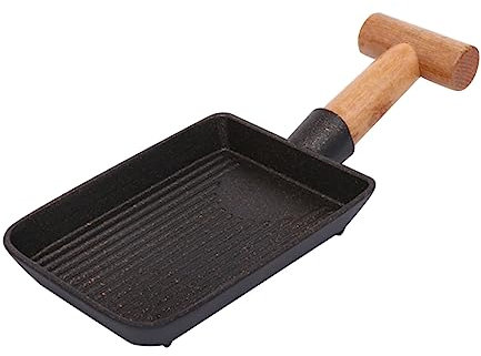 VINTORKY Wiederverwendbare Bratplatte Schaufelförmige Grillplatte Aus Hochwertigem Antihaftbeschichtung Für Teppanyaki Und Bbq Kompakte Grillpfanne