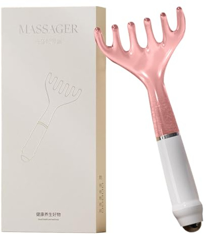 Kopfhaut Massagekamm - 6-Zinken Kunstharz Entspannung & Kribbelmassage - Tragbarer Stressabbau & Beruhigender Kamm Für Damen Herren Haarewaschen Reise Spa Dusche