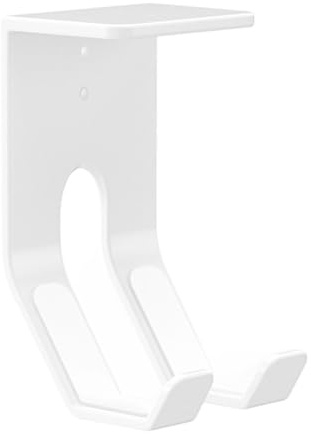 2 pezzi sotto il ripiano di stoccaggio da scrivania per controller videogiochi, gancio gancio per il supporto per il gioco del pad di supporto da parete