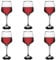 Argon Tableware Verres à vin Rouge contemporains - Coffret-Cadeau de 6 Verres