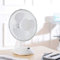 Portable Electric Powerful Oscillating Cooling Desk Fan with 2 Airflow Speed Settings, Adjustable Tilt and Quiet Operation For Use in Homes and Offices White 9 Inch