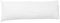 British Home Bedding Bolster Pillow Case Long Body Orthopaedic Support Maternity Pregnancy Pillow Case (Double 4.6 FT 19X 54, White)