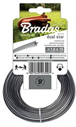 RIPPER DUAL - Filo di ricambio rinforzato a 4 spigoli per decespugliatore, 2,0 mm, 15 m, Bradas 4000