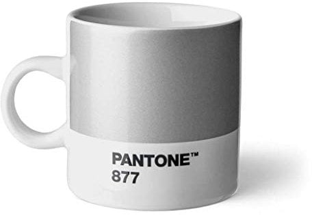 Pantone 18006 Porcelain Espresso Cup Silver