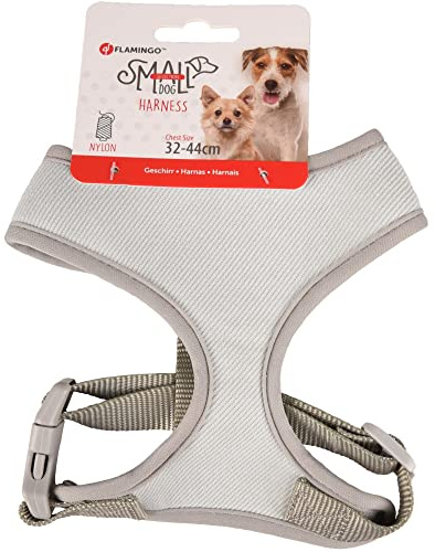 Flamingo Pet Products - Geschirr Small Dog Grün S Hals 24 cm Körper verstellbar von 32 bis 44 cm für Hunde