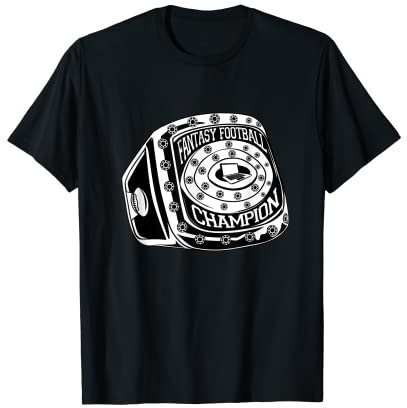 Funny Fantasy Football Champion Ring Herren Damen T-Shirt