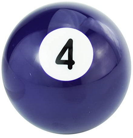 Temzzer Kugel-Schaltknauf aus Kunstharz, für die meisten manuellen Automobil-Fahrzeuge, Violett 4