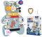 Do-Electr Montessori Busy Board Holz, Kinder Beschäftigt Bord Motorikboard Feinmotorik Aktivitätsbrett Frühe Pädagogische Sensorischen Spielzeug Kinder Geschenk für Kinder von 1-3 Jahren