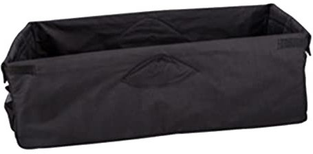 Perfk Utility Folding Cart With Push Pull Basket, Wagon Replacement Liner in Black