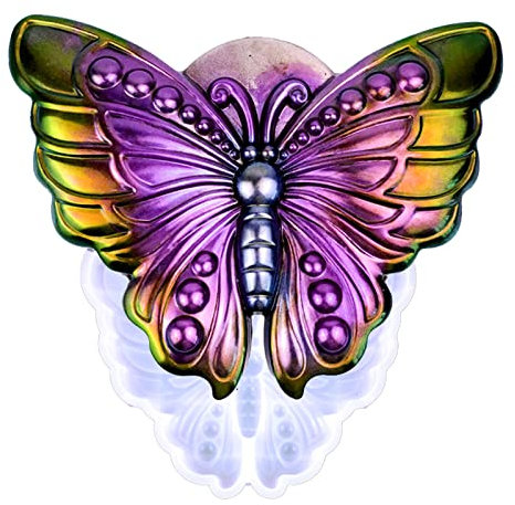 Lebensechte 3D-Schmetterlings-Silikonharz-Form, Epoxid-Silikon-Gießformen für Wanddekoration, Büro, Wohnzimmer, Garten, DIY, handgefertigt, Heimdekoration, Handwerk, Schreibtisch, Schränke Dekor