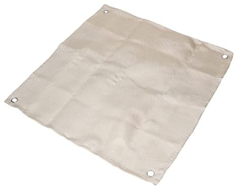 Notfall-Feuerlöschdecke, 1 Set Feuerlöschdecke für Haus und Küche, 50 x 50 cm (19,69 x 19,69 Zoll), Feuerfeste Fiberglas-Feuerlöschdecke, geeignet für Temperaturen unter 550 °C