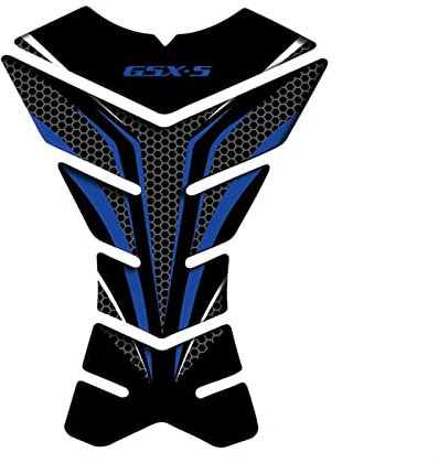 POLOUK Motorrad-Dekor-Zubehör 3D-Tankpad-Aufkleber Schutzaufkleber Für S&uzuki GSX-S Gsxs 750 1000 1000F Fishbone-Aufkleber (Color : 26 Blue)