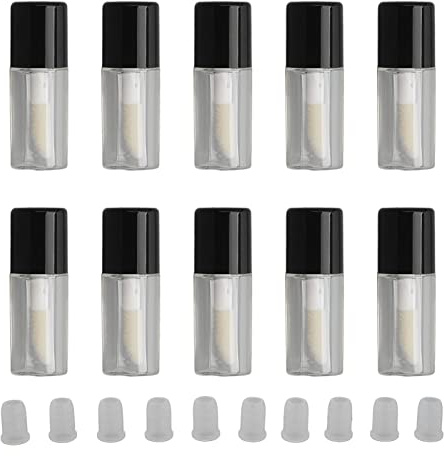 10pcs 1.5ml Reusable Clear Empty Lip Gloss Tubes for Lip Balm Samples DIY Projects Beauty Packaging