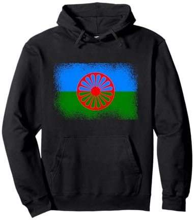 Drapeau Romani Drapeau Gitan Sweat à Capuche