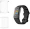 HOMTERN [3er-Pack Hüllen für Fitbit Charge 6 / Charge 5, weiches TPU, leichte Schale, sturzsicher, Kratzfest, Flexibler Bildschirm, vollständig abgedeckte Schutzhülle, 3er-Pack, t
