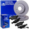 ATE Bremsscheiben 288mm + CERAMIC Beläge vorne passend für Golf 7 + T-ROC