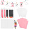 MONCAP 8STK Baby Fussabdruck Set Baby Handabdruck und Fußabdruck Baby Abdruckset mit 10 Karten Fotorahmen Pfotenabdruck Set Hund und Katze Clean Touch Stempelkissen für Baby und Hund Familie Geschenk