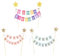 3 Stück Cake Topper Banner,Wimpelketten Happy Birthday Tortenstecker Set, Kuchendeko für Geburtstag, Schön Kuchentopper für Kuchen Dekoration(3 Farben)