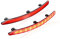 Nebelschlussleuchte,RüCkleuchten 2Pcs Fit for VW Tiguan 2007-2016 2008 2010 2011 2012 2013 2014 2015 Auto Hinten Stoßstange reflektor Objektiv Stopp Bremslichter Drehen Licht ( Color : 2PC Red Lens )