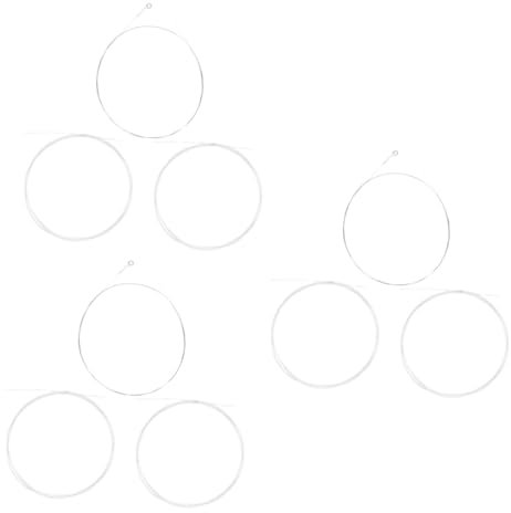 BESTonZON Parti Di Balalaika Durevoli Da 9 Pezzi Corde In Nylon Parti Di Balalaika Classiche Balalaika Balalaika