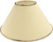 Lampenschirm *rund* für Tischlampen, Chintz *beige*, Goldkante glänzend, Du=20 /Do=9/H=13cm Befestigung unten E27