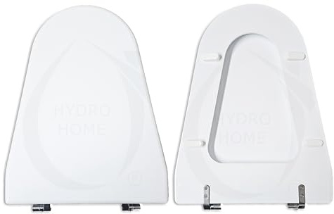 HYDRO HOME WC-Sitz wie Original Take Five Kerasan, aus Holz beschichtet mit 2 mm Harz, Scharniere Befestigung von oben, hergestellt in Italien