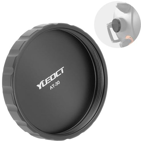 YUEOCT Metal Dust End Cap with 2 x24 SCT Female Thread for SCT Schmidt Cassegrain Telescope, External Cover for 2 x24 SCT Visual Back OTA Telescopes Reducer Corrector Lens