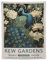 William Morris Kew Gardens Pfauenpflanzen-Poster, cooler Wandteppich, Kunstdrucke, Wandgemälde, Kunstwerke, Wandteppich, hängendes Bild, Geschenk, Schlafzimmer, Heimdekoration, 76,2 x 101,6 cm