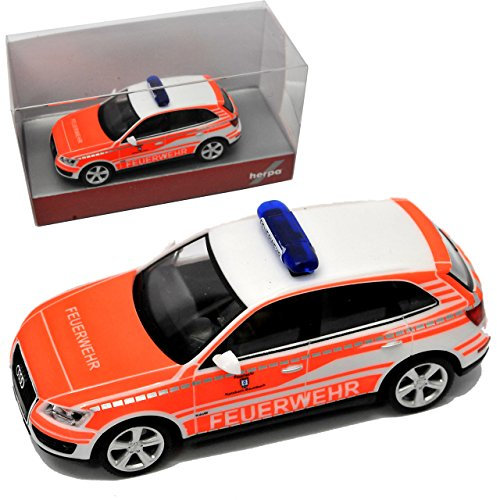 A*u*d*i Q5 8R Feuerwehr Kommandowagen Ransbach-Baumbach 1. Generation 2008-2016 H0 1/87 Herpa Modell Auto