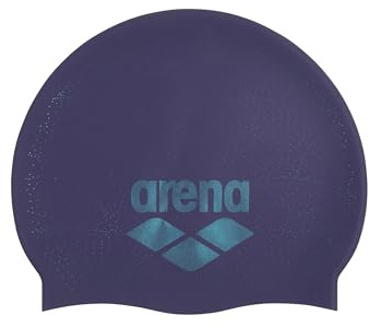 ARENA Unisex Shine Silicone Swim Cap for Women and Men Fitness Swimmers Intensive Training Durable Soft Elastic Bathing Cap