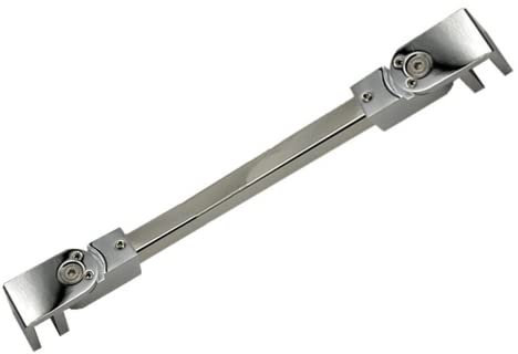 Barre de support fixe pour porte de douche sans cadre en acier inoxydable de 100 cm