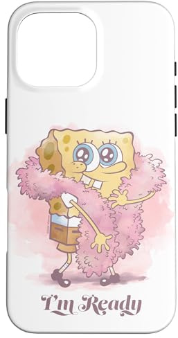 SpongeBob SquarePants I'm Ready Lovely Retro Portrait Hülle für iPhone 16 Pro Max