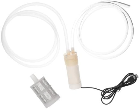 SHINEOFI 1 Juego Bomba de Agua Portátil Drenaje Bomba de Sumidero USB Inoxidable Extracción de Agua
