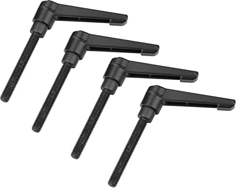KooingTech 4PCS Klemmhebel M8, 50mm Metall Schnellverschluss Schraube | Verstellbarer Klemmschraube