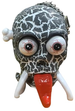 Generico Squelettes à remontage manuel, jouet blague avec crâne mécanique marche - accessoire créatif décoratif anti-stress pour Halloween, anniversaire, fête, événements amusants