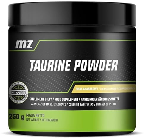 Taurin 2000 mg – Pulver 250 g | 113 Portionen – Unterstützung für Gehirn, Energie und Vitalität – MZ