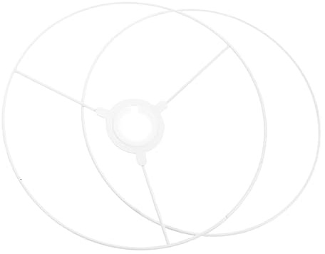 IMUSINICE Lampenschirm Ring 40cm aus Eisen Halter Rahmengestell für Lampenschirm Selbstgemacht Installieren und Robust für Café und Wohnkultur