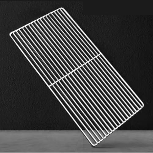 EffiFish Grille de refroidissement en acier inoxydable pour four, barbecue, grille de refroidissement pour gâteau pain, facile à nettoyer, 20 x 40 cm (20 x 40 cm)
