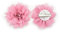 PrettyBoutique Girls Kids Women Chiffon Flower Hair Clip Alligator Clip Party Wedding (7cm, Dusty Pink)
