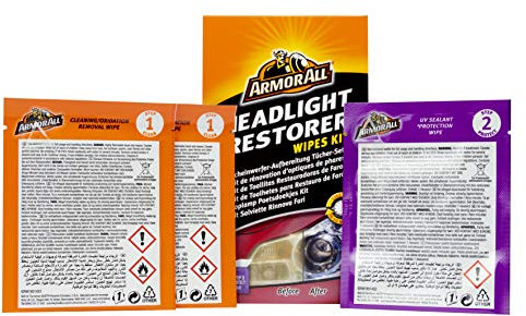 Armor All Wipes Kit Scheinwerfer RESTAURIERUNG