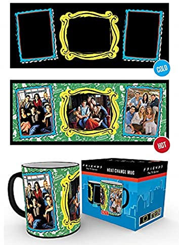 Friends Heat Changing Picture Frame Ceramic Coffee Mug