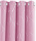 Deconovo Blickdichte Gardinen Verdunkelungsvorhänge mit Ösen Thermogardine Kälteschutz Wohnzimmer für Mädchen, 245x140 cm(HöhexBreite), Rosa, 2er Set