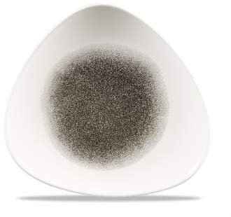 CHURCHILL Stonecast -Triangle Plate Teller- Durchmesser: Ø22,9cm, Farbe wählbar (Raku Quartz Black)