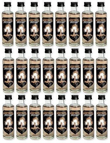 Karneval Vodka Hazelnut Wodka Shots mit Haselnuss Geschmack (24 x 0.04 l)