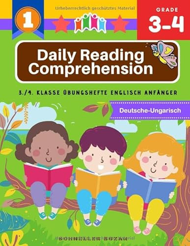 Daily Reading Comprehension 3./4. klasse übungshefte englisch anfänger: Deutsche-Ungarisch: Lesen im Englischunterricht der Grundschule - 3. Schuljahr ... strategies für success workbooks grade 3 4