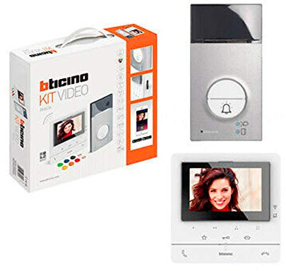 KIT VIVAVOCE CON VIDEOCITOFONO 5 WI-FI - BIANCO/ARGENTO 364614
